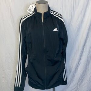 Men’s NWT ADIDAS ESSENTIALS WARM-UP 3-STRIPES TRACK JACKET